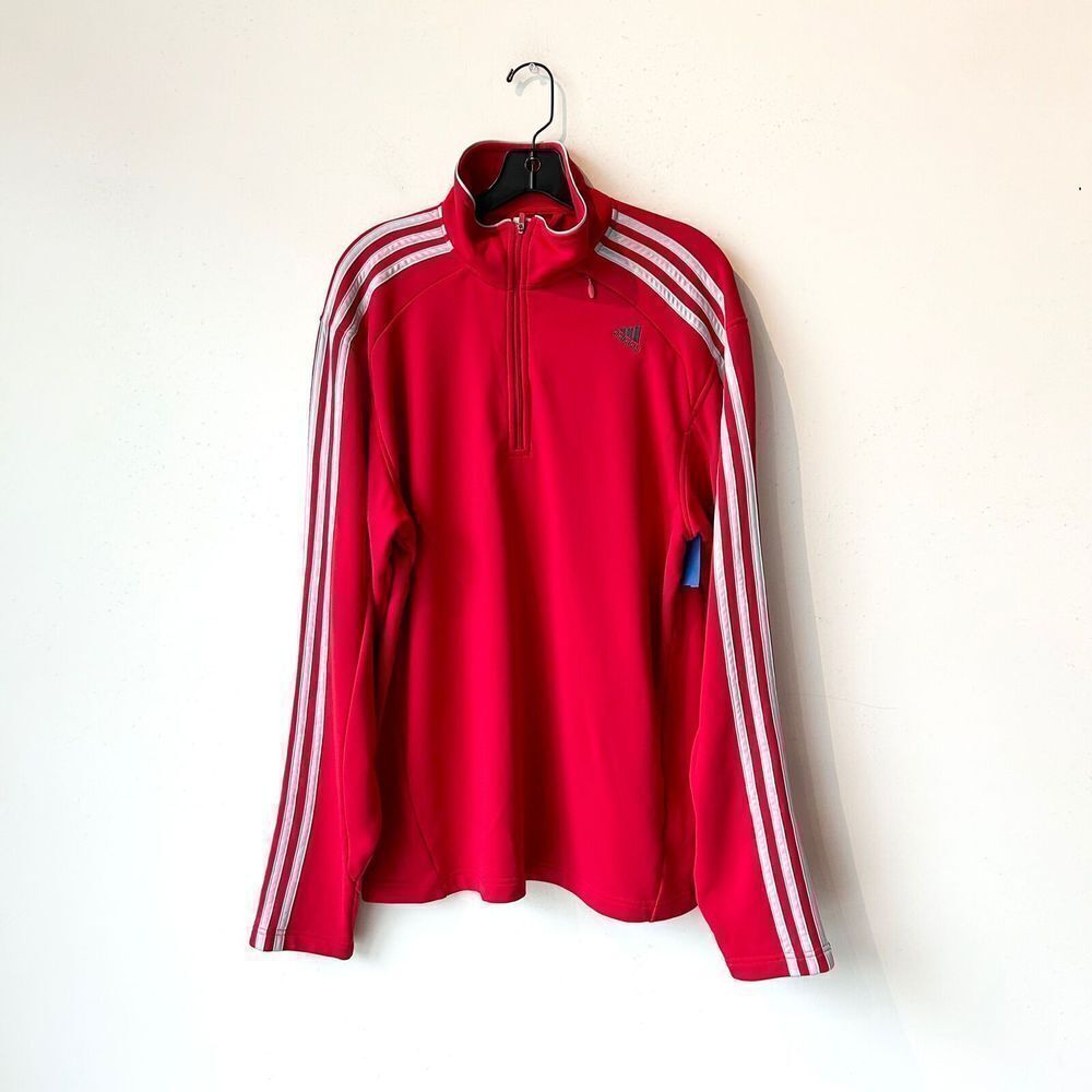 L Red Men's Adidas Sweater